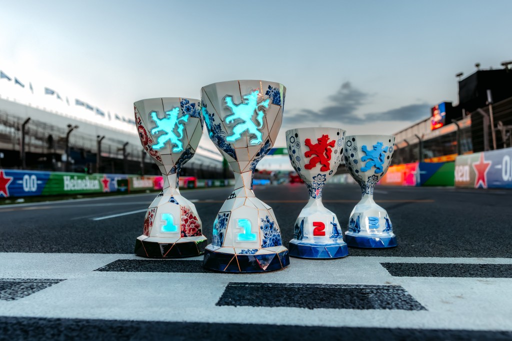 Anouk Wipprecht and Don Diablo bring technology and creativity to Royal Delft’s final Dutch Grand Prix&nbsp;trophies